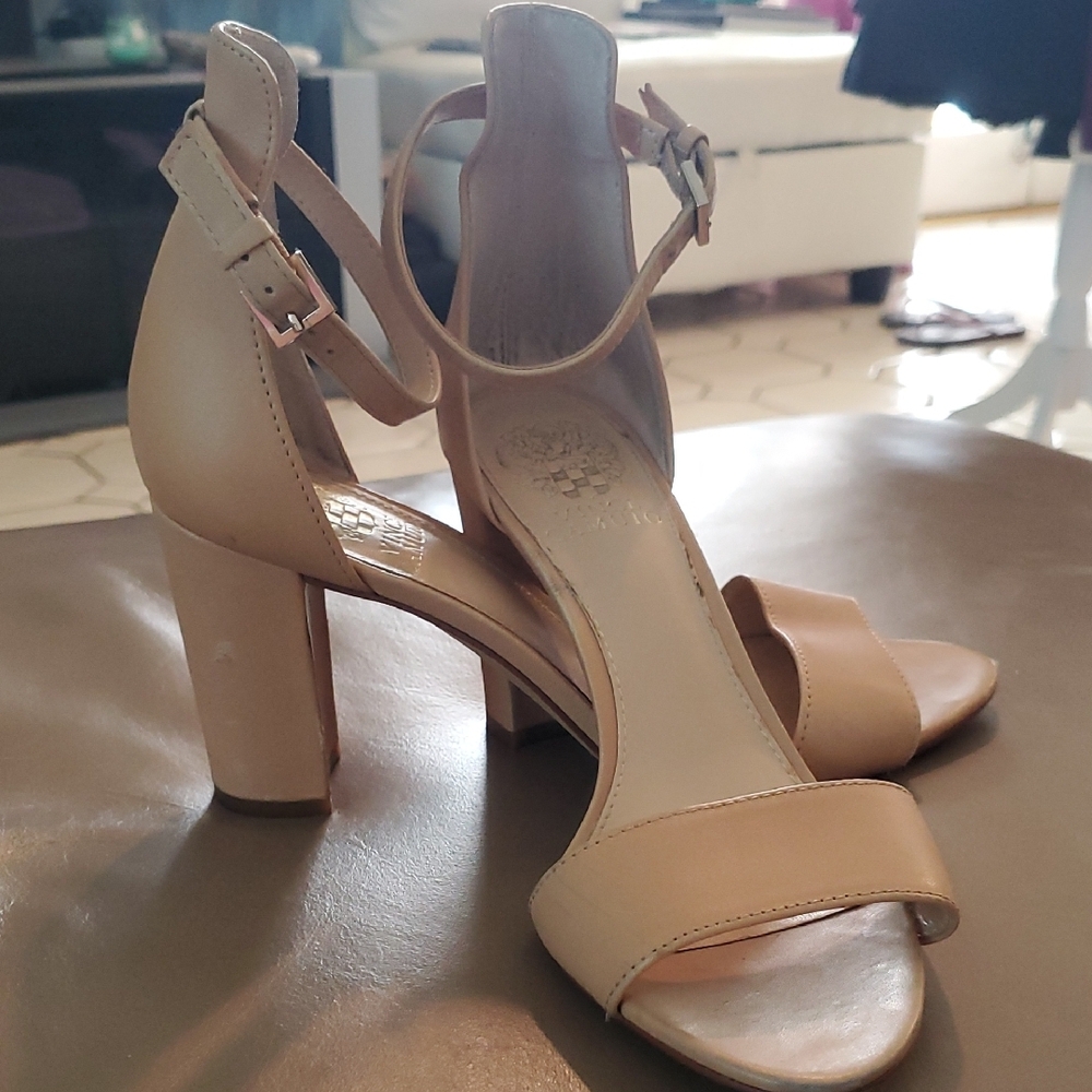 Elegant Beige Women's Heels